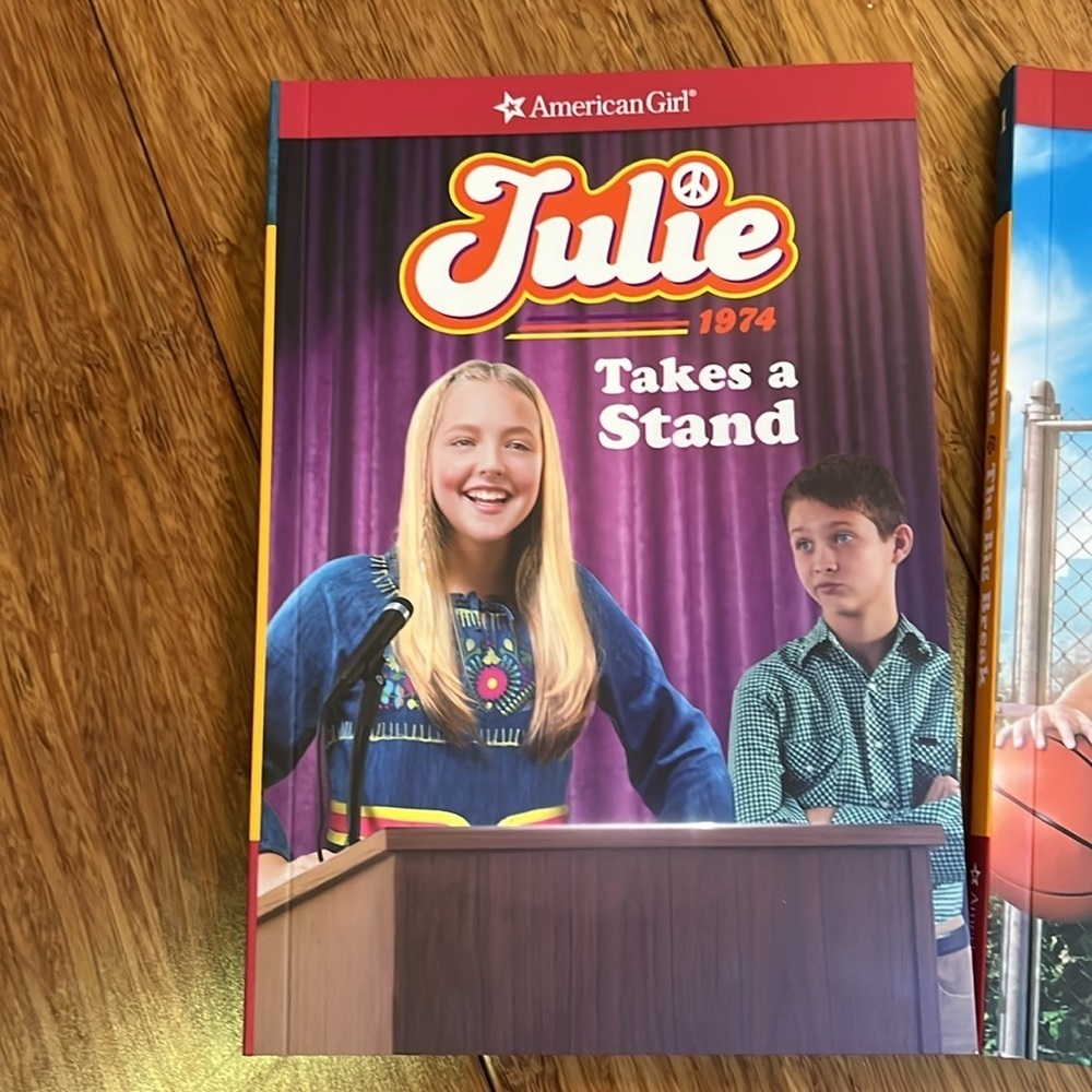 America Girl Julie 3 Book Set New In Box — image 4 of 8